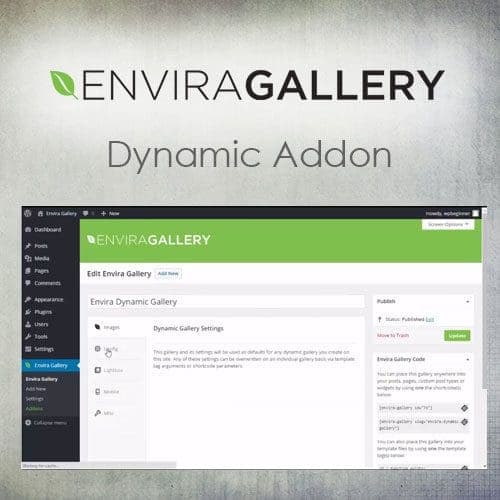 Envira Gallery - Dynamic Addon
