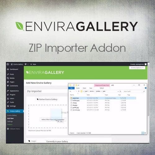 Envira Gallery - ZIP Importer Addon