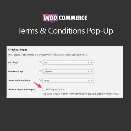 WooCommerce Terms and Conditions Popup
