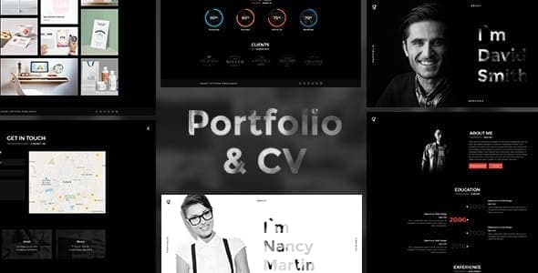CV Portfolio - Portfolio HTML Template