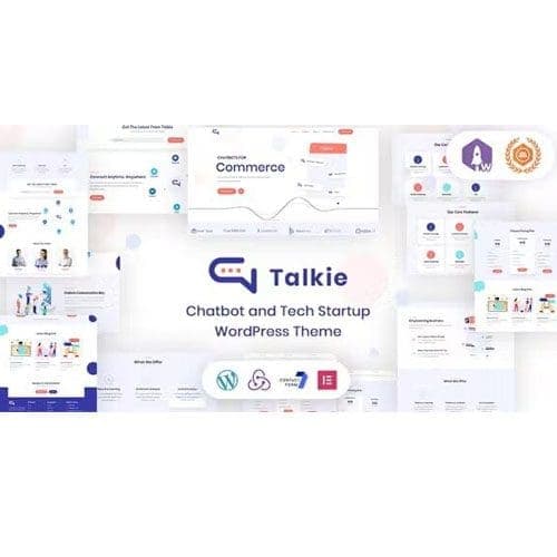 Talkie - Chatbot and Tech Startup WordPress Theme