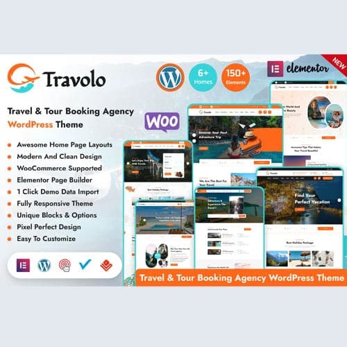 Travolo – Travel Agency & Tour Booking WordPress Theme