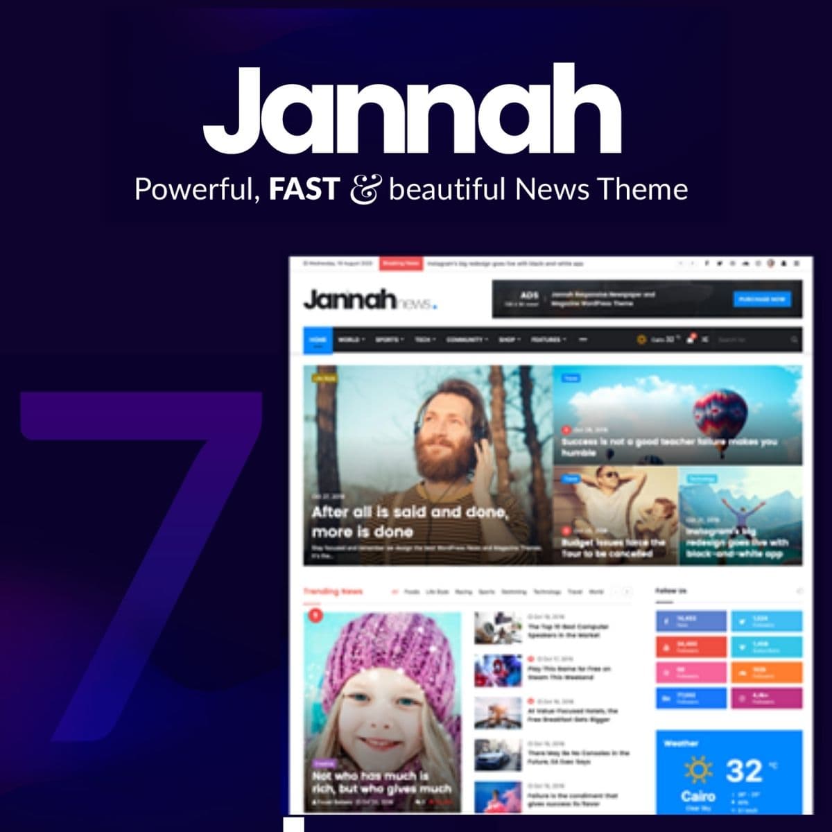 Jannah - Newspaper Magazine News BuddyPress WordPress Theme