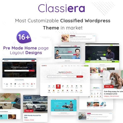 Classiera - Classified Ads WordPress Theme