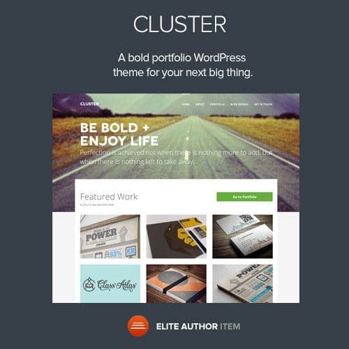 Cluster - A Bold Portfolio WordPress Theme