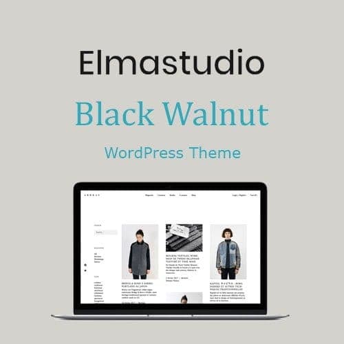 ElmaStudio Black Walnut WordPress Theme
