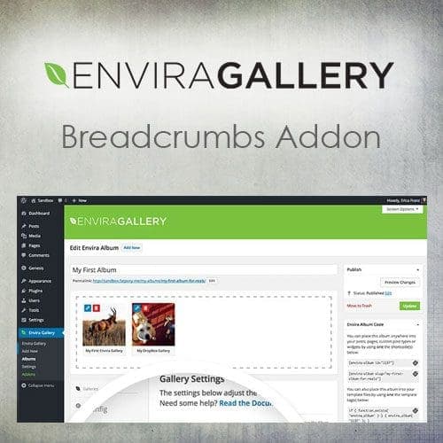 Envira Gallery - Breadcrumbs Addon