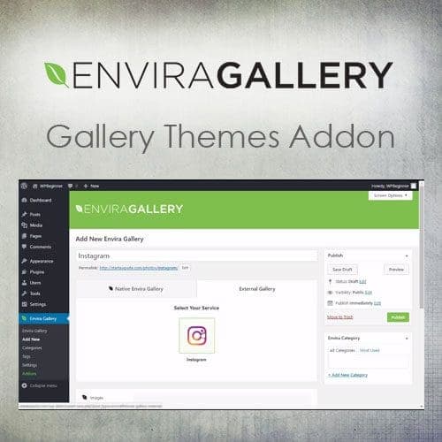 Envira Gallery - Instagram Addon