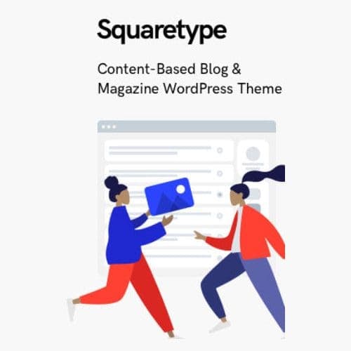 Squaretype - Modern Blog WordPress Theme
