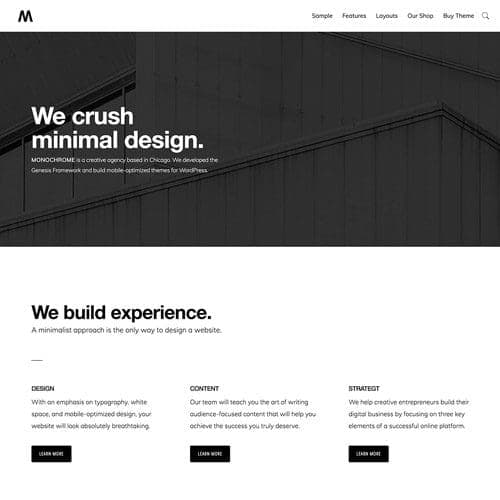 StudioPress Monochrome Pro Genesis WordPress Theme