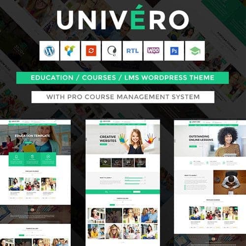 Univero | Education LMS &amp; Courses WordPress Theme