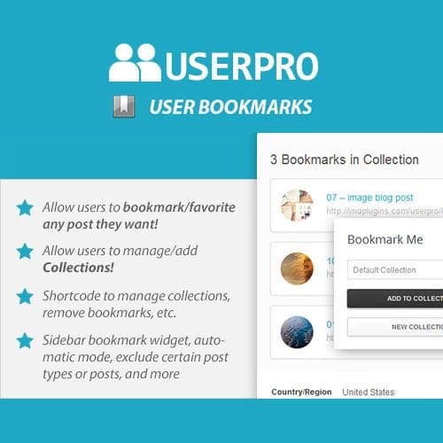 UserPro - WordPress User Bookmarks Add-on