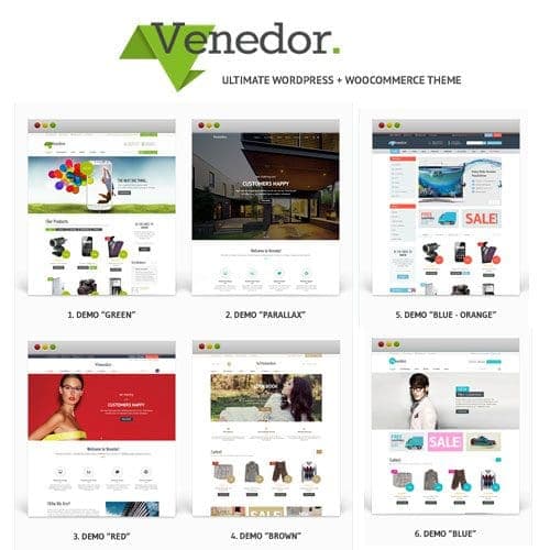 Venedor - WordPress + WooCommerce Theme