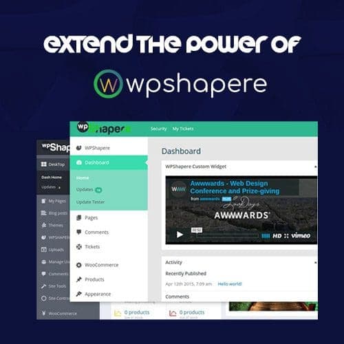 WordPress Admin Theme - WPShapere