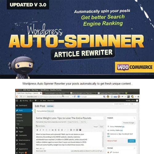WordPress Auto Spinner - Articles Rewriter
