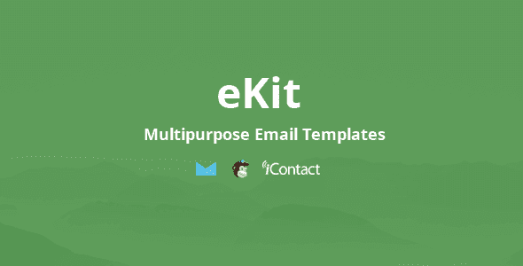 eKit Mail 80+ Modules - Unique Multipurpose Responsive Email set