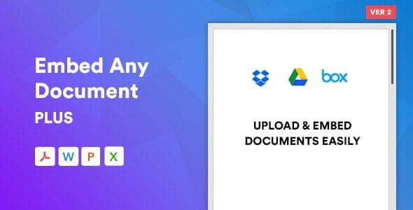 Embed Any Document Plus - WordPress Plugin