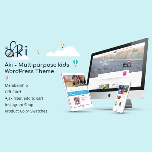 Aki - Multipurpose Kids WordPress Theme