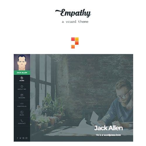Empathy - A vCard WordPress Theme