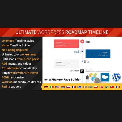 Ultimate Roadmap Timeline - Responsive WordPress Timeline plugin