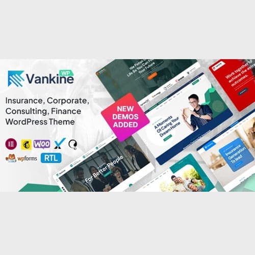 Vankine - Insurance & Consulting Business WordPress Theme