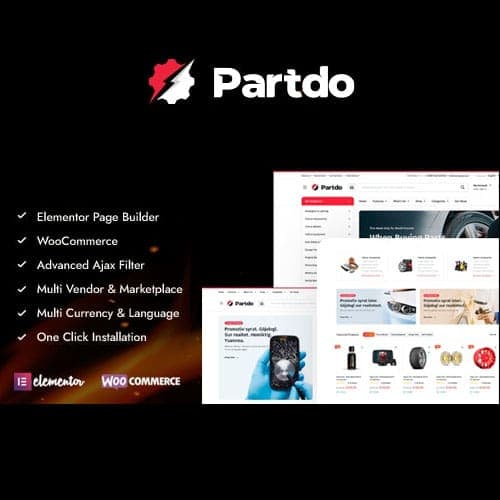 Partdo - Auto Parts and Tools Shop WooCommerce Theme