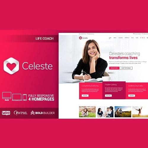 Celeste - Life Coach & Therapist WordPress Theme