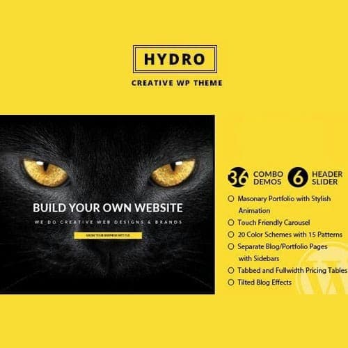 HYDRO - One Page Portfolio WordPress Theme