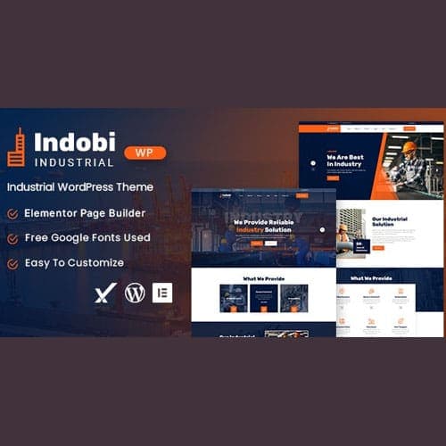 Indobi - Industrial WordPress Theme