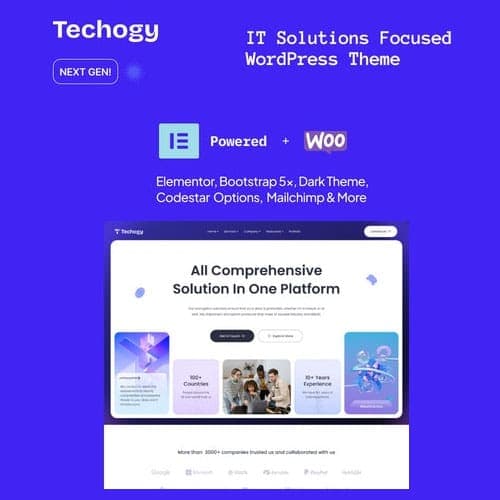 Techogy - IT Solutions & Services WordPress Theme