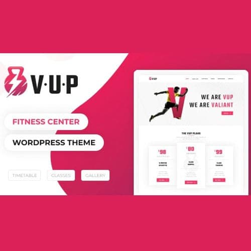 VUP - Fitness Center WordPress Theme