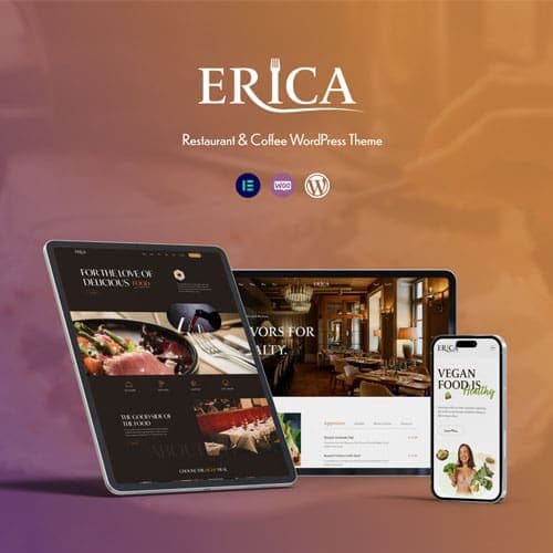 Erica - Restaurant & Coffee WordPress Theme