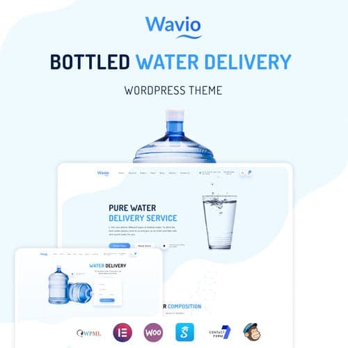 Wavio - Water Delivery & Aqua Filters WordPress Theme