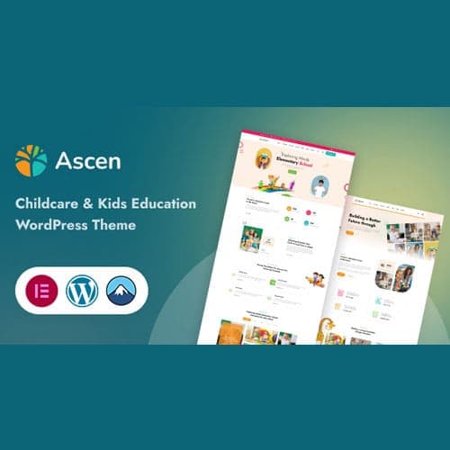Ascen - Childcare & Kids Education WordPress Theme