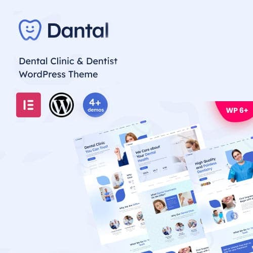 Dantal - Dental Clinic & Dentist WordPress Theme