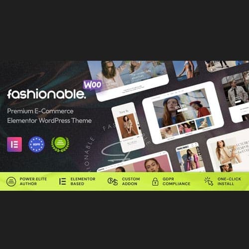 Fashionable - Clothing & Apparel WooCommerce WordPress Theme