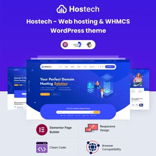 Hostech - Web hosting & WHMCS WordPress theme