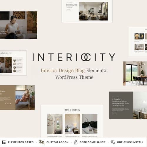 Interiocity - Home Decor Blog and Interior Design Magazine WordPress Theme