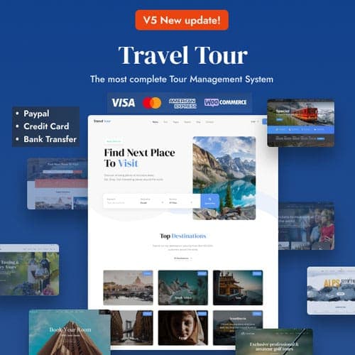 Travel Tour - Travel Booking WordPress