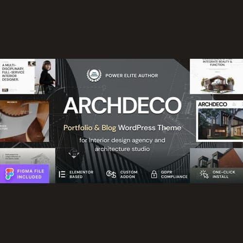 Archdeco - Architecture & Interior Design Agency Portfolio WordPress Theme