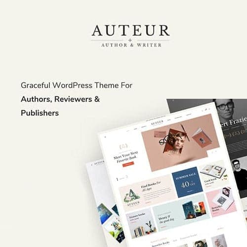 Auteur - WordPress Theme for Authors and Publishers