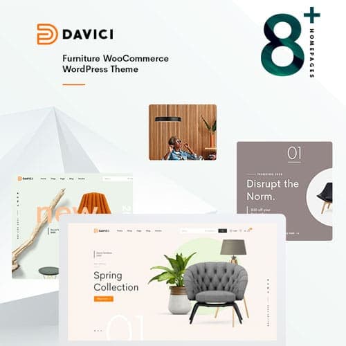 Davici - Furniture WooCommerce WordPress Theme