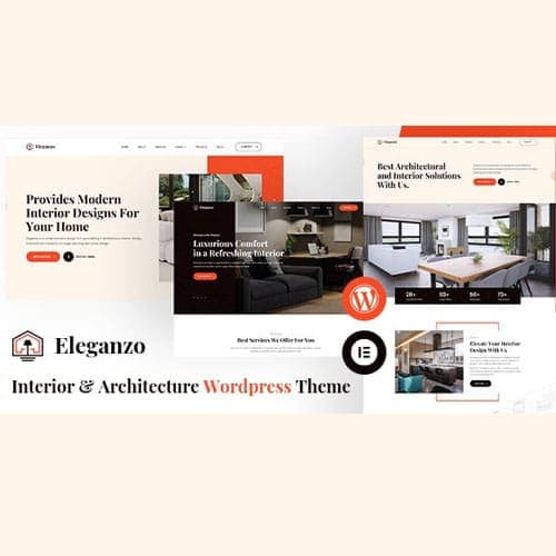 Eleganzo | Interior & Architecture WordPress Theme