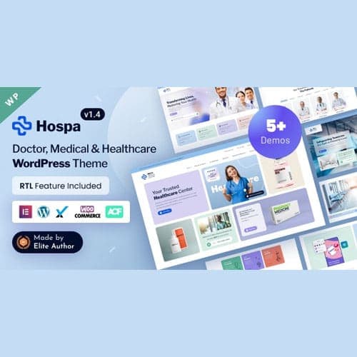 Hospa - Medical Clinic & Hospital Elementor WordPress Theme