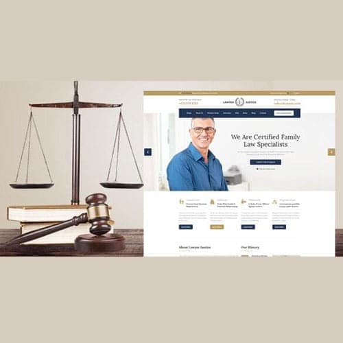 Lawyer & Justice - WordPress Theme for Lawyers Attorneys and Law Firm