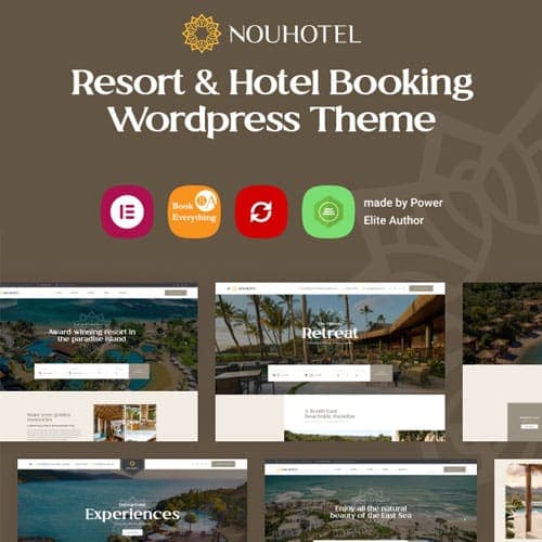 NouHotel - Resort & Hotel Booking WordPress Theme