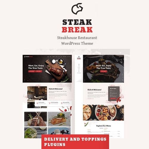 SteakBreak - Meat Restaurant WordPress Theme