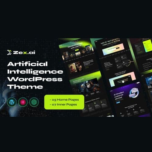 Zex - Ai Image Generate WordPress Theme