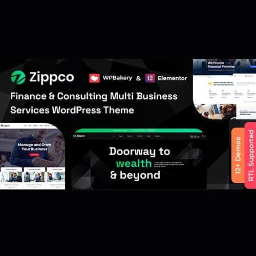 Zippco - Business and Finance Consulting WordPress Theme