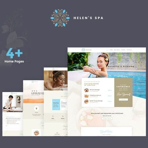 Helen’s Spa - Beauty Spa, Health Spa & Wellness WordPress Theme
